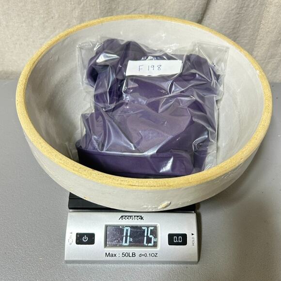 NEW Lands End Womens One PIece Swimsuit Size Large 12 Deep Purple Lycra Cross - Picture 10 of 10